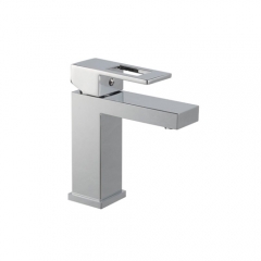 Boharers BF1004H Sink Vessel Faucet Basin Handle Lavatory Faucet, Chrome