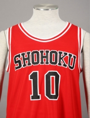 WS_COS Slam Dunk Shohoku High Sakuragi Hanamichi Red  Jersey V2 Set M