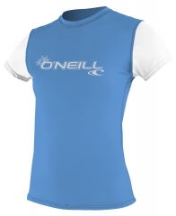 O'Neill Wetsuits Women's Basic Skins Short-Sleeve Rashguard