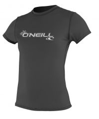 O'Neill Wetsuits Women's Basic Skins Short-Sleeve Rashguard