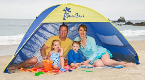 Shade Shack Instant Pop Up Family Beach Tent and Sun Shelter