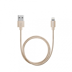 Alum Sync and Charge USB data cable with 8-pin connector for Apple, MFI