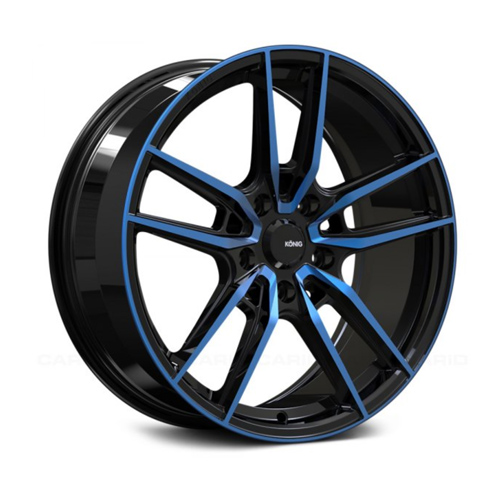 KONIG® - MYTH Gloss Black with Blue Tinted Clear Coat