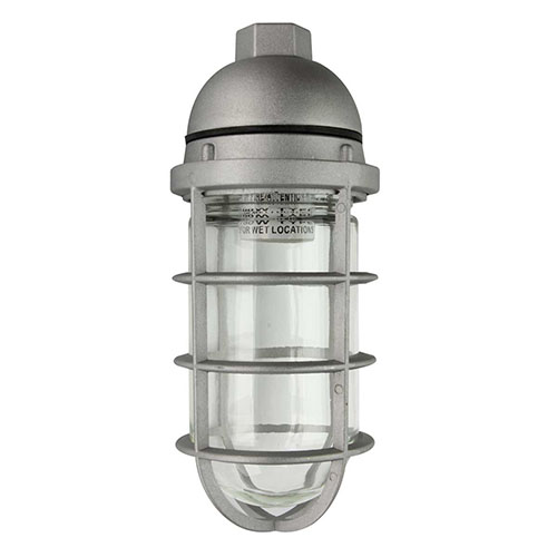 LED Jelly Jar Fixture - 9 Watt - Ceiling Mount - 60W Equiv - 800 Lumens