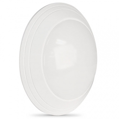 LED 13 Inch Round Edge Lit Flush Ceiling Fixture - 15 Watt - 1050 Lumens - Nickel Trim - Feit Electric