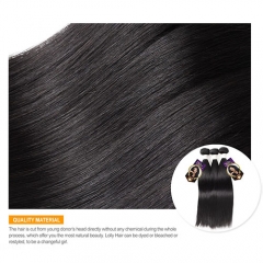 Peruaanse Steil Haar Bundels Natuurlijke Kleur Remy Haar Weave Bundels 100% Human Hair Extensions 8-28 inch Kan kopen 1/3/4 stks