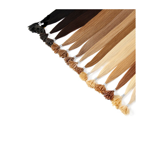 # 1B Remy Straight Nail U Tip Human Hair Extensions Fusion Salon Stijl Echt Haar 20 "Natuurlijke Zwarte 120G 200 Strengen PreColored