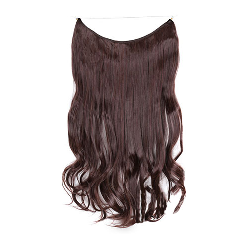 Body Wave Onzichtbare String Flip-Op Geen Clip in Hair Extensions Vis Lijn Synthetische Haarstukjes voor Vrouwen Meisje 21 Kleuren