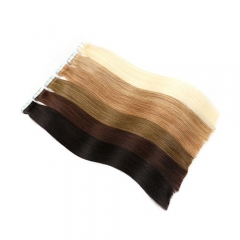 Tape In Human Hair Extensions Straight 27 # blonde Tape In Extensions 20 stks Remy Tape In Hair Extensions