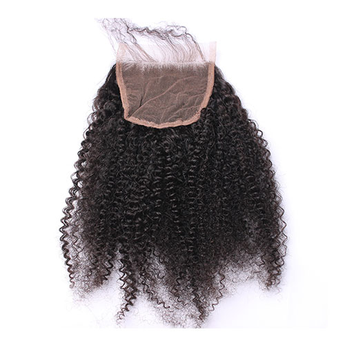 Mongoolse Afro Kinky Krullend Haar Met Sluiting 4 stks 3 Dolago Haarproducten Bundels Met Sluiting Human Hair Weave Remy