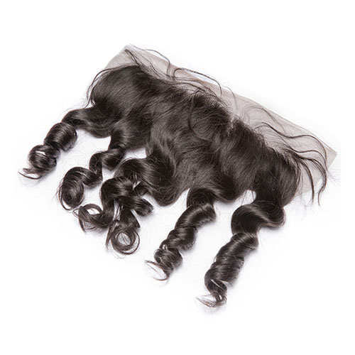 13x4 Losse Wave Pre Geplukt Kant Frontale Sluiting Met Baby Haar Oor Tot Oor Gebleekte Knopen 100% Remy Human Hair Weave