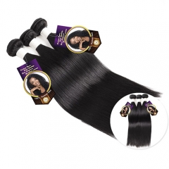 Peruaanse Steil Haar Bundels Natuurlijke Kleur Remy Haar Weave Bundels 100% Human Hair Extensions 8-28 inch Kan kopen 1/3/4 stks