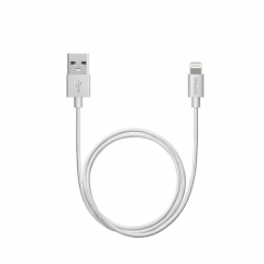 Alum Sync and Charge USB data cable with 8-pin connector for Apple, MFI