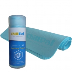 Chill Pal Sports Cooling Towel ★ 5 Stars ★ Instant - Refreshing for Fitness and Cold Therapy ● Lifetime Guarantee ● Perfect for Gym Bikram Yoga Campin