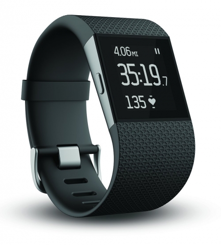 Fitbit Surge Fitness Superwatch, Black, Large