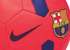 2014-2015 Barcelona Nike Supporters Football (Red-Blue)