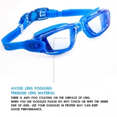 Aegend™ Adult/Youth Swim Goggles with Case(Blue)