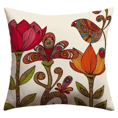 DENY Designs Valentina Ramos in The Garden Outdoor Throw Pillow, 18 by 18-Inch