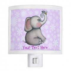 Baby Elephant with Bee Best Friend Night Light