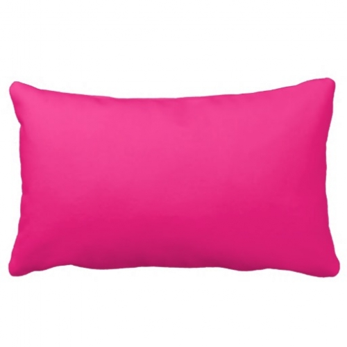 Hot Pink Throw Pillow