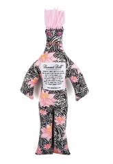 Fleurs Sauvages Artisiques - Zebra Floral , Pink Hair - Stress Relief, Gag Gift