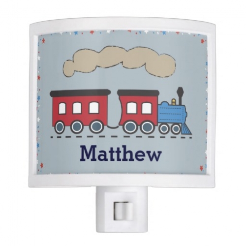 Personalized Boys Choo Choo Train Night Light