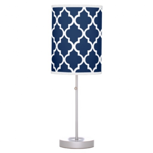 Quatrefoil Pattern Table Lamps