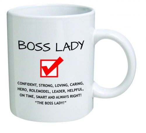 Funny Boss Lady 11OZ Coffee Mug Novelty, Office, Job