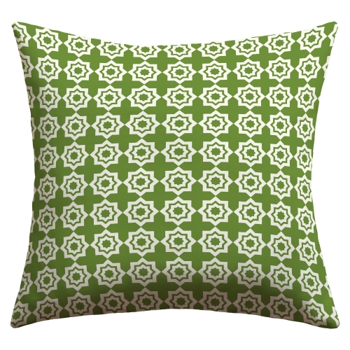 A Howell Moroccan Mirage Green Outdoor Throw Pillow