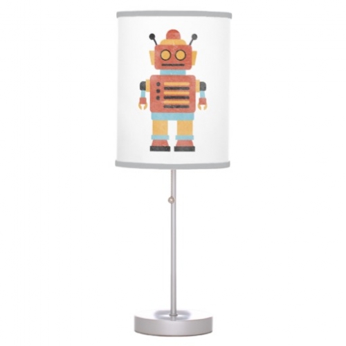 Vintage Robot Lamp