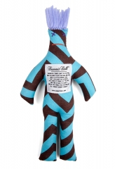 Chocolate & Turquoise Chevron , Purple Hair - Stress Relief, Gag Gift