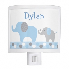 Blue Elephant Night Light