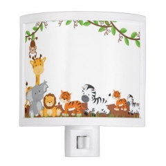 Cute Jungle Baby Animals Night Light