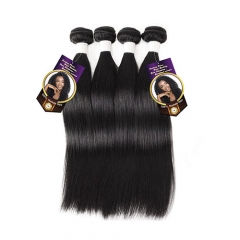 Peruaanse Steil Haar Bundels Natuurlijke Kleur Remy Haar Weave Bundels 100% Human Hair Extensions 8-28 inch Kan kopen 1/3/4 stks