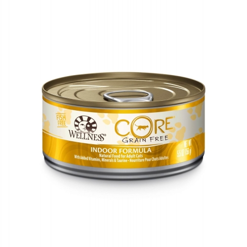 Wellness CORE Natural Grain Free Wet Canned Cat Food, 5.5-Ounce Can (Pack of 24)