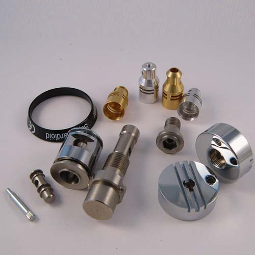 Lathe processing parts