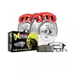 Power Stop® - 1-Click Street Warrior Z26 Drilled and Slotted Brake Kit