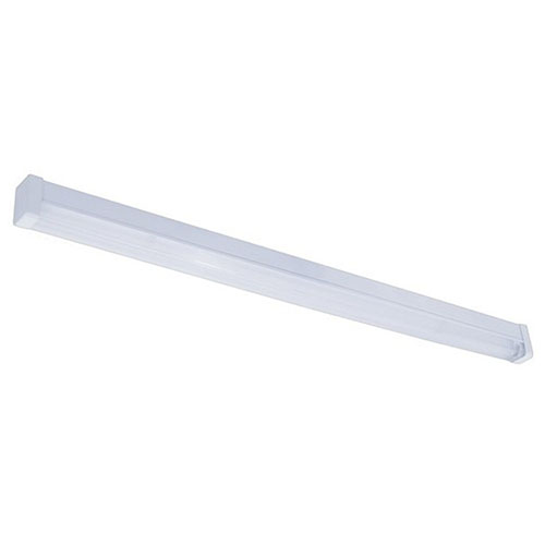 LED Ready 4ft Strip Light with Reflector - Prewired for 2 (4ft.) Single Ended LED Tubes