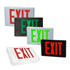 Cast Aluminum LED Exit Sign - 120/277V