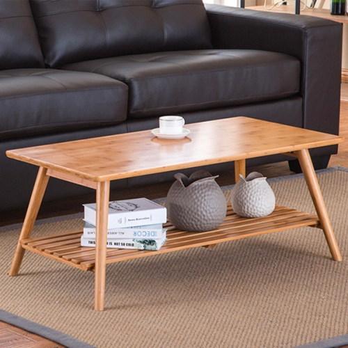 Finishing Living room Bamboo Furniture Rectangle Coffee Center Table