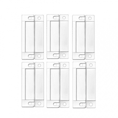 Mbangde Lot of 6 Wired Magnetic Door Contact Personal Alarm Gap Window Door Sensor for Home Security Alarm System DIY Kit