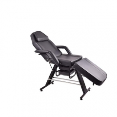 Giantex Adjustable Salon SPA Black Massage Bed Tattoo Chair Facial Table Beauty Basket