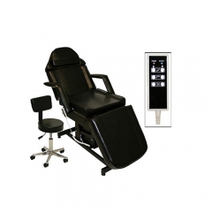 Black Electric Tattoo Massage Facial Table Bed Chair Barber Beauty Spa Salon Equipment