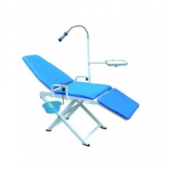 New Configuration Dental Portable Chair Overhead Cold Light with Cuspidor Tray Dentist Mobile Unit Type GU-109