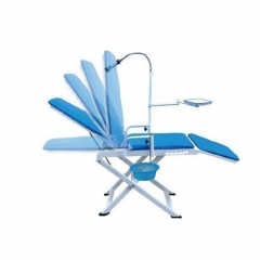 New Configuration Dental Portable Chair Overhead Cold Light with Cuspidor Tray Dentist Mobile Unit Type GU-109