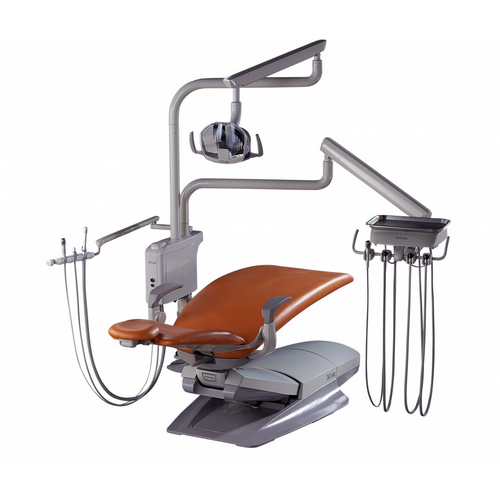 DCI Edge Over the Patient Automatic Dental Unit with PMU and Cuspidor, Gray PN DO4650