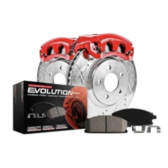 Power Stop® - 1-Click Z23 Evolution Sport Drilled and Slotted Brake Kit with Calipers