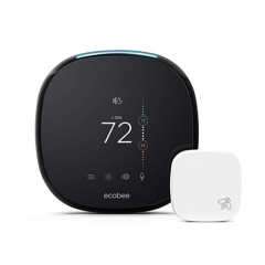 ecobee4 Smart Thermostat with Built-In Alexa, Room Sensor Included