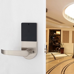 HAIFUAN Digital Door Lock,Unlock with Remote Control, M1 Card, Code and Key,Handle Direction Reversible