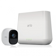 Arlo Pro Security System with Siren - 3 Rechargeable Wire-Free HD Cameras with Audio, Indoor/Outdoor, Night Vision (VMS4330), Works with Alexa